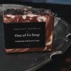 Soap bar with coffee beans on top