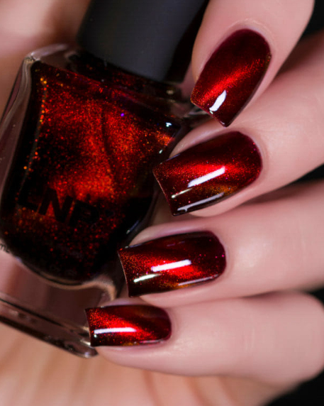 Blood Oath Nail Polish - true red creme with flecks of black & grey –  Fanchromatic Nails