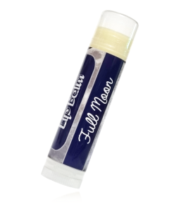Full Moon - Vegan Handmade Lip Balm by Epically Epic - white chocolate, black currant, vanilla, blackberry, and coconut.